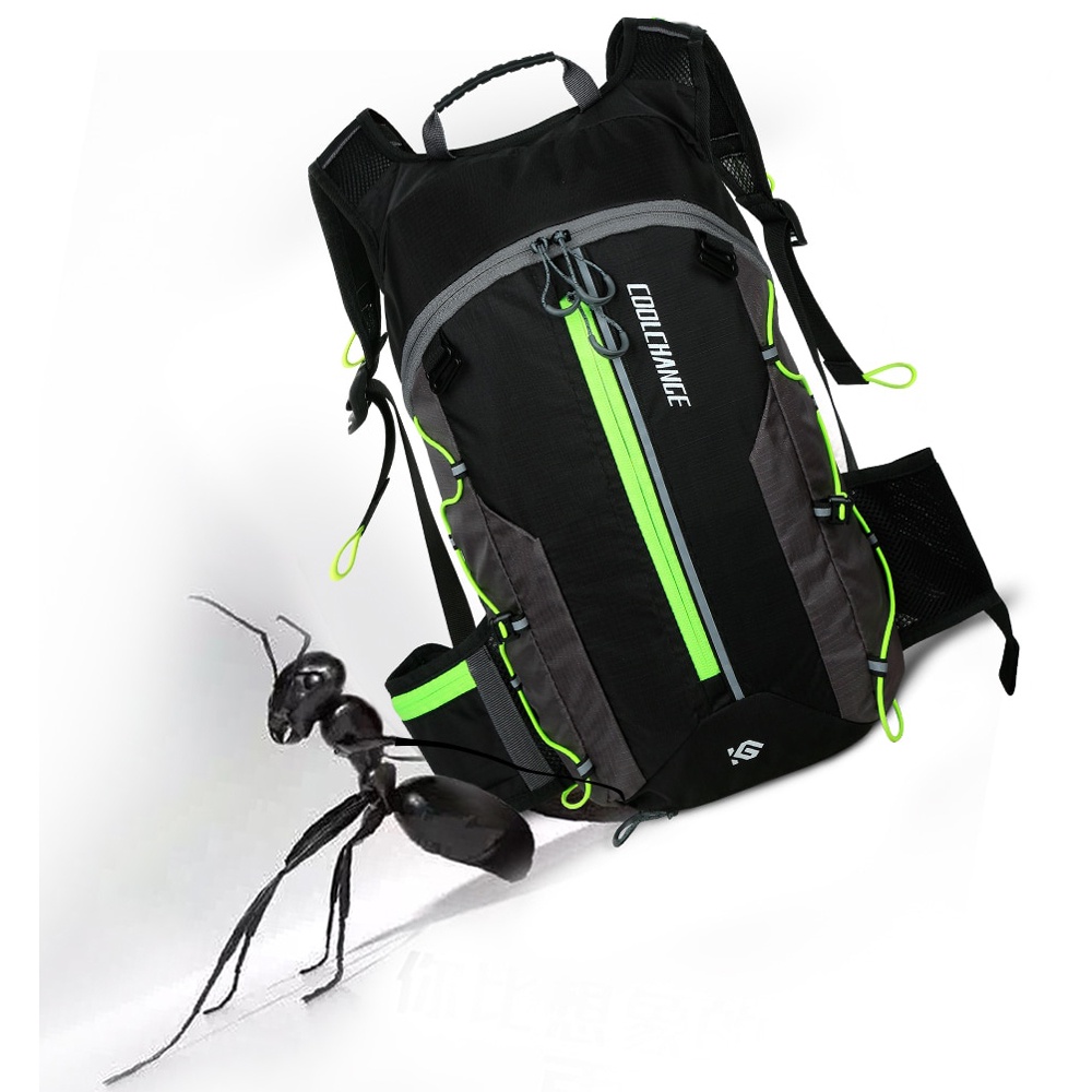 CoolChange Tas Ransel Gunung Hiking Sepeda Waterproof 10L - 03010 - Black