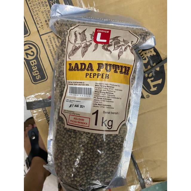 Lada Putih Pepper Asli Bangka 1 Kg