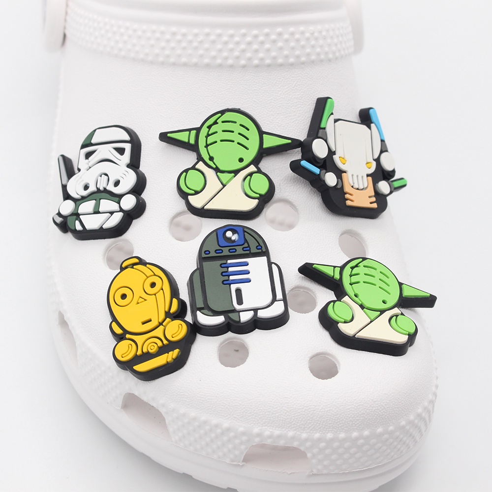 shoe charms Jibbitz perang bintang kartun anime Crocs Sepatu DIY Dapat Dilepas berlaku untuk sandal Lubang Sepatu decorate accessories hadiah sepatu anak