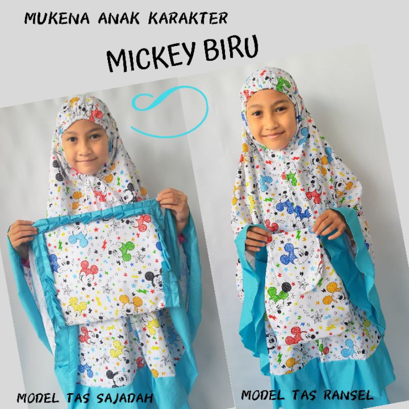 Termura Mukena Anak Mickey Biru