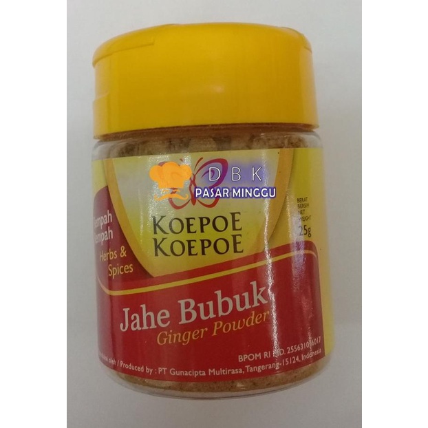 

Kupukupu jahe bubuk 25 gr