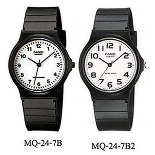 Casio Original MQ-24 / MQ24 / MQ-24-1E 1B 7B 7E Jam Tangan Unisex Analog Karet (Tanpa Kotak Mika)