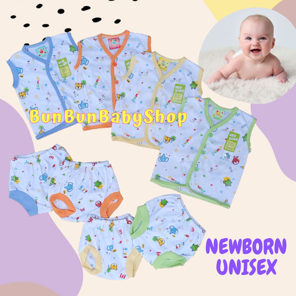 SNI UNISEX Setelan Kutung Bayi Halus Baju Baby Baru Lahir Perlengkapan Bayi Newborn Pakaian Mungil