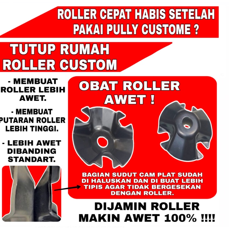 Jual Plat Tutup Plate Ramp Rumah Roller Pcx K Z N Shopee