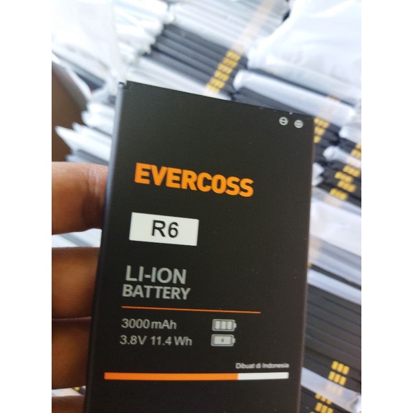 baterai evercoss R6 new original