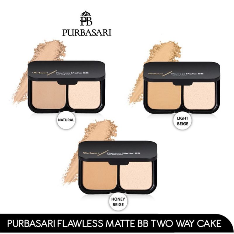 Purbasari Flawless Matte BB Two Way Cake