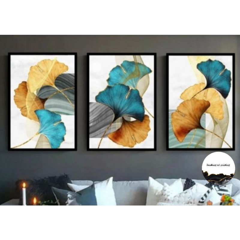 

lukisan 3in1 ukuran 50 x 70 cm ( 3 pcs )