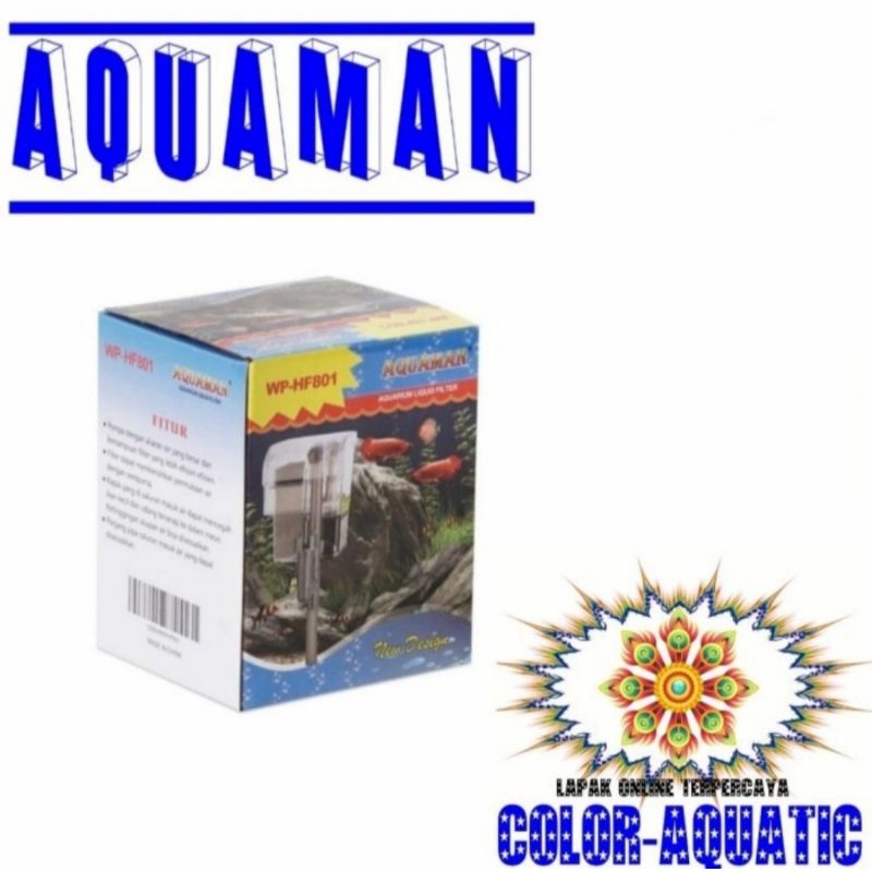 AQUAMAN WP HF 801 POMPA FILTER GANTUNG AQUARIUM AQUASCAPE