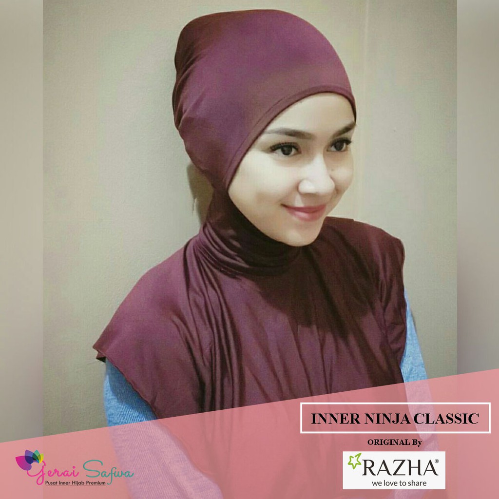 Inner Ninja Classic Razha Ciput Hijab Maroko Dalaman Jilbab Antem