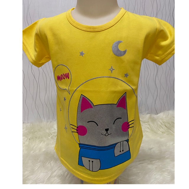 Kaos anak cewek (CAT) 1-9 tahun