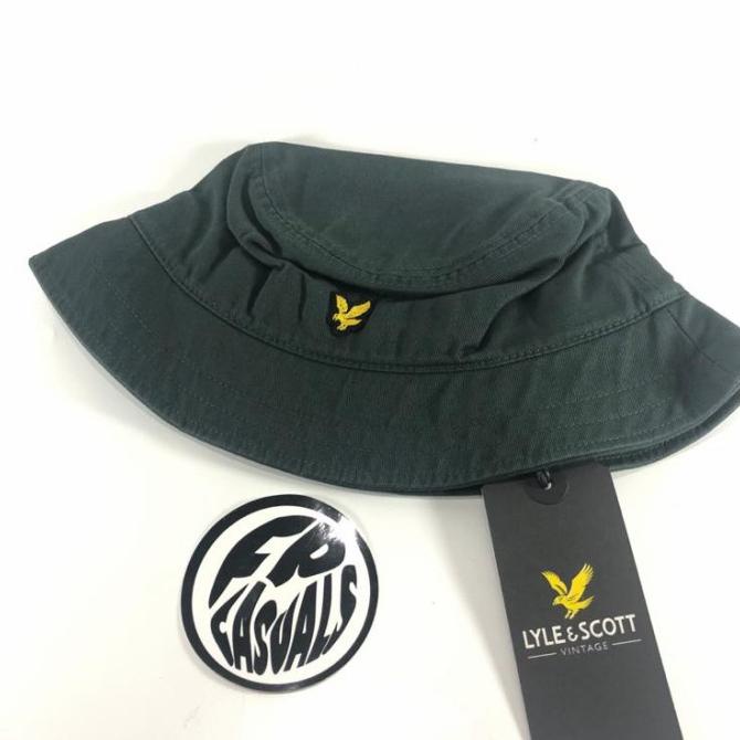 Lyle and scott bucket hat original resmi bukan topi cap