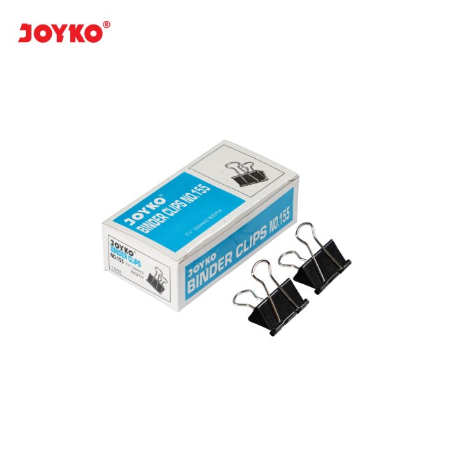 

Joyko No 155 Binder Clip Penjepit Kertas 1-1/4" 32mm Per Box