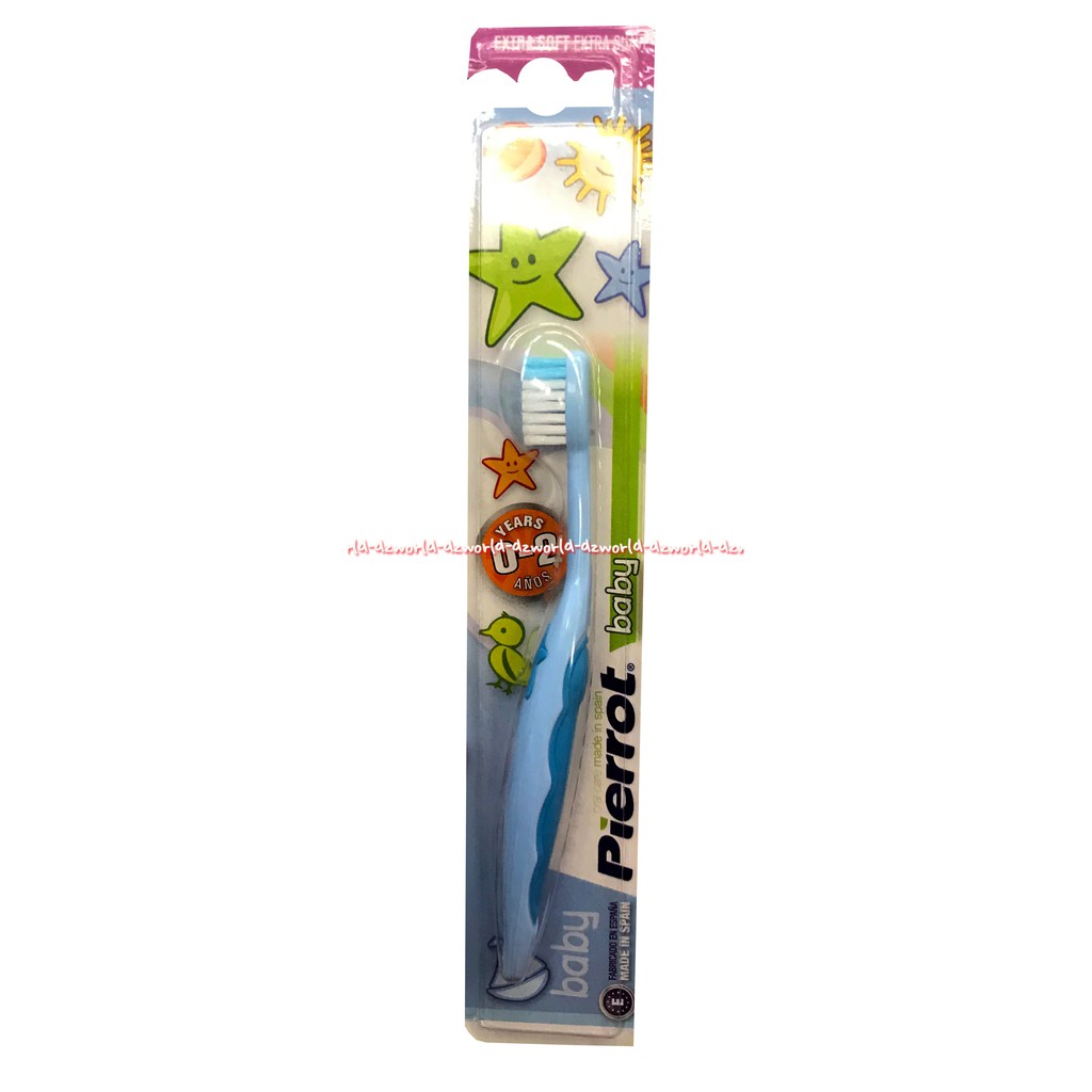 Pierrot Baby 0-2 Years Sikat Gigi Toothbrush Di Desain Sesuai Dengan Mulut Bayi