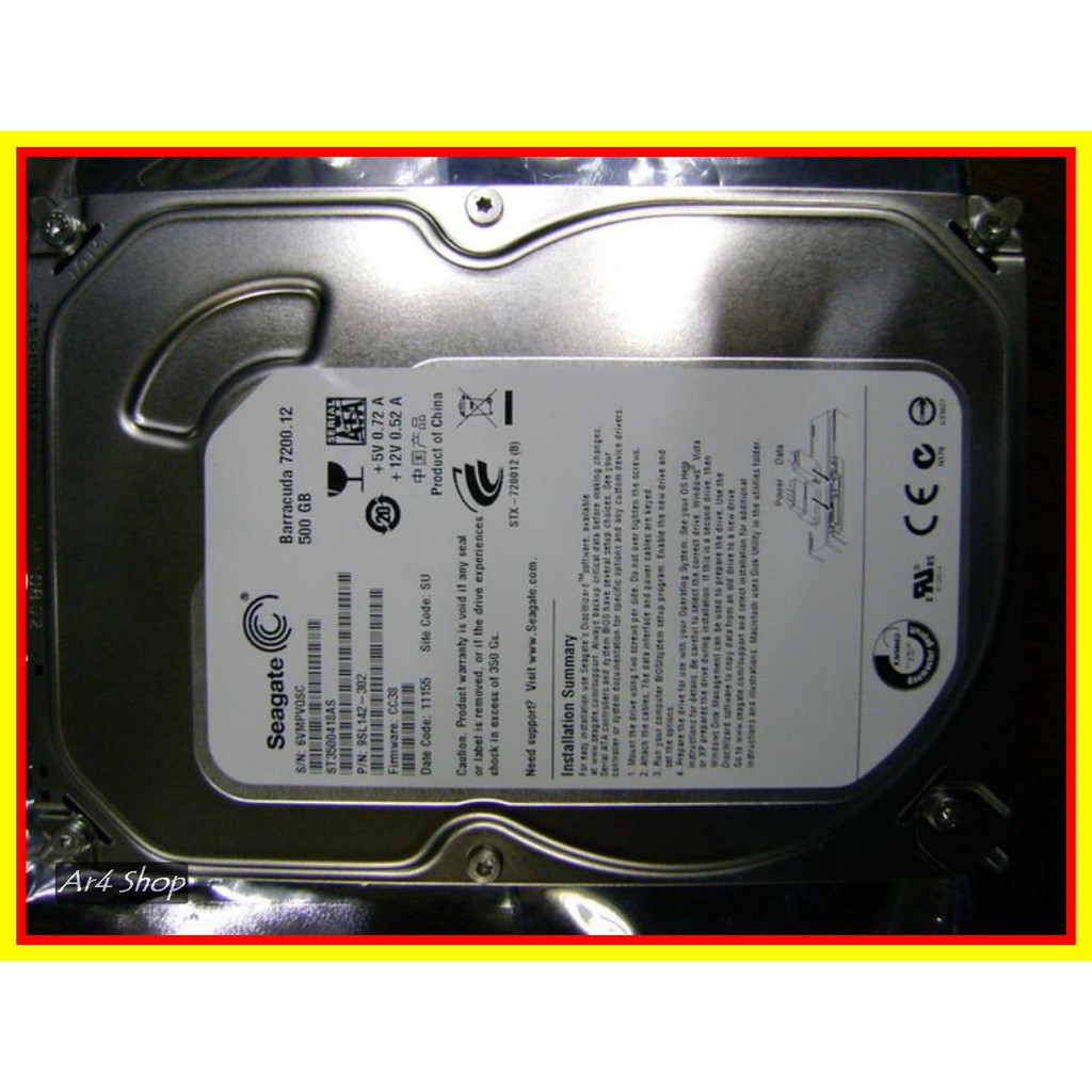 Harddisk Internal Seagate 500Gb Sata
