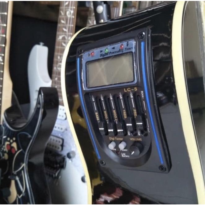 Gitar Akustik Yamaha Apx 500 Elektrik Eq Tuner Bonus Tas Dan Senar