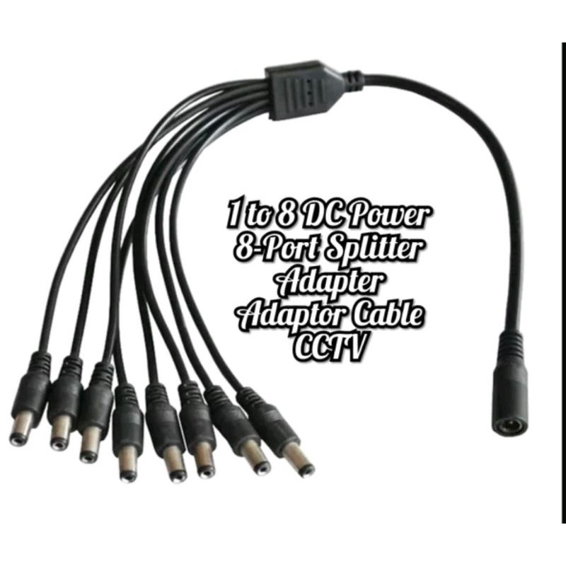 kabel cumi / kabel adaptor cctv cabang 8