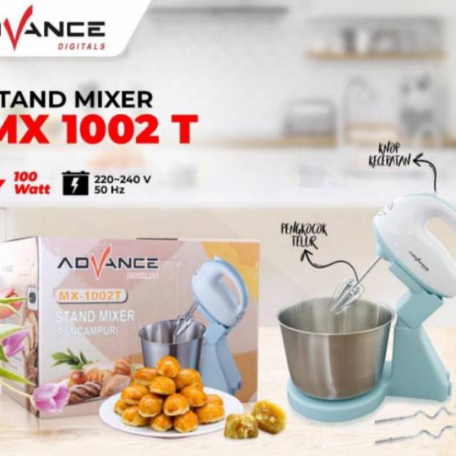 Stand Mixer ADVANCE MX 1002T - Mesin Adonan kue