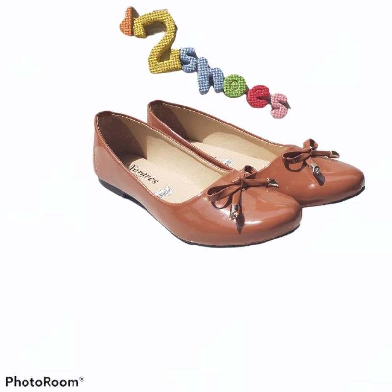 FLATAHOES SEPATU WANITA BALET PREMIUM GLOSY NS0418-3