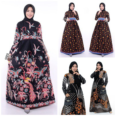 MS GAMIS BATIK SRIWEDARI MAXI SUPER JUMBO XXL LD 110