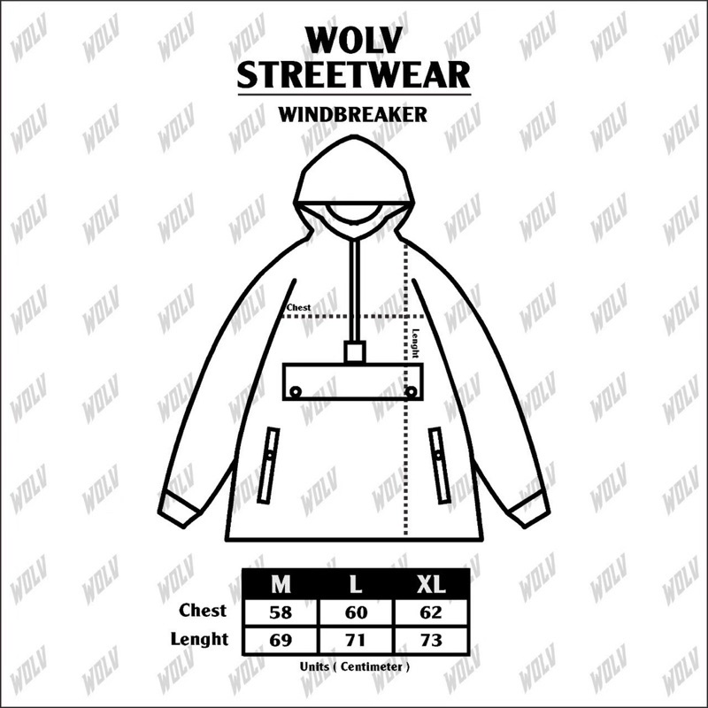 Jaket Cougle Wolv Jaket Cougle Unisex Yellow Jaket Windbreakers