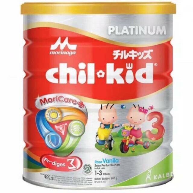 Morinaga Chil kid Platinum Vanila 800g Chilkid exp 2025