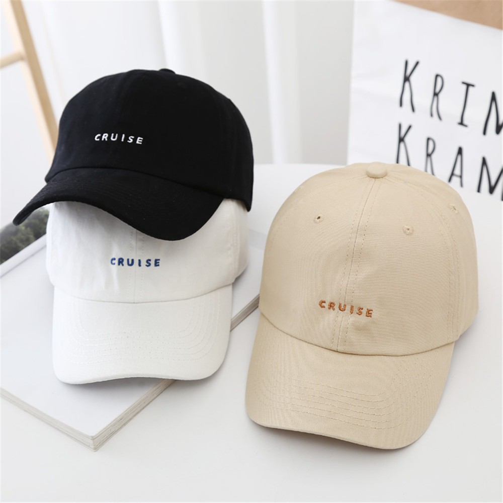 Topi Baseball Musim Panas Warna Hitam Gaya Korea Untuk Pria Dan Wanita