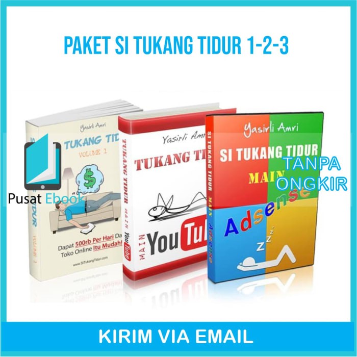 NEW PAKET SI TUKANG TIDUR 123 Youtube Adsense Panduan ter Lengkap - Data Digital