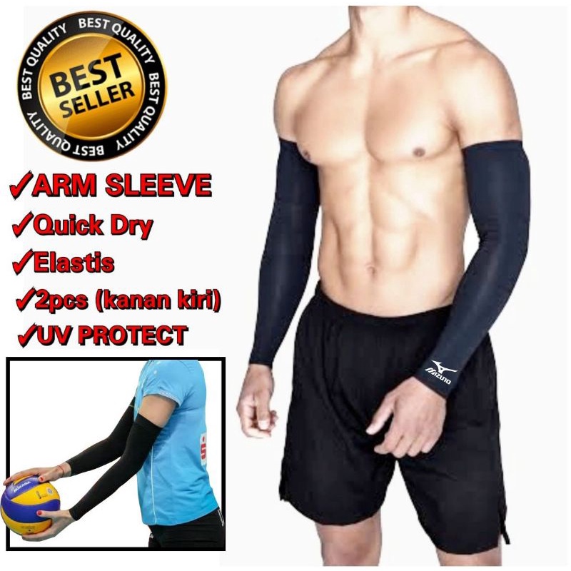 Manset tangan hand Sleeve volly arm Sleeve deker lengan Miz Uno