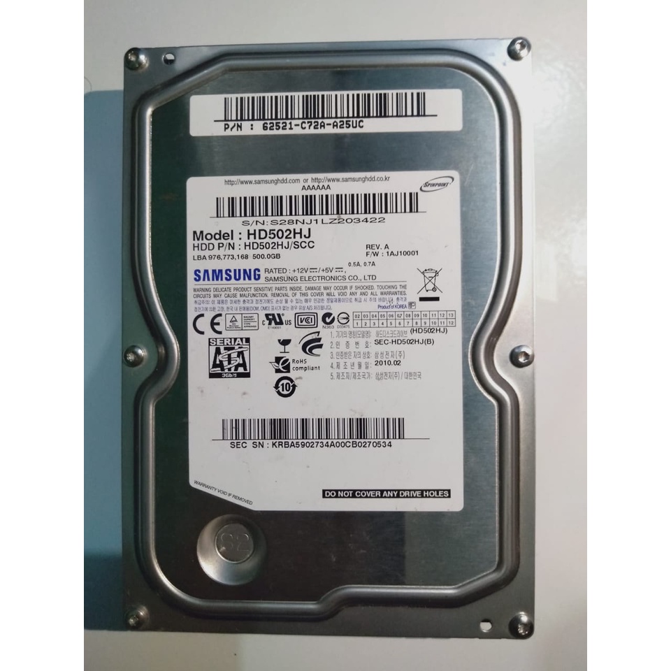 Hard Disk SAMSUNG 500GB