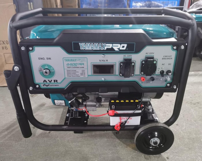 Generator Yamamax Pro 4400 4 Tak Rubicon Genset 4400 2500 Watt Bensin