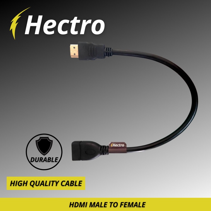 HECTRO KABEL HDTV MALE FEMALE PERPANJANGAN / EXTENDER / EXTENSION