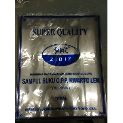 

New Trend! Sampul Plastik Lem Buku Tulis Ukuran Kwarto atk