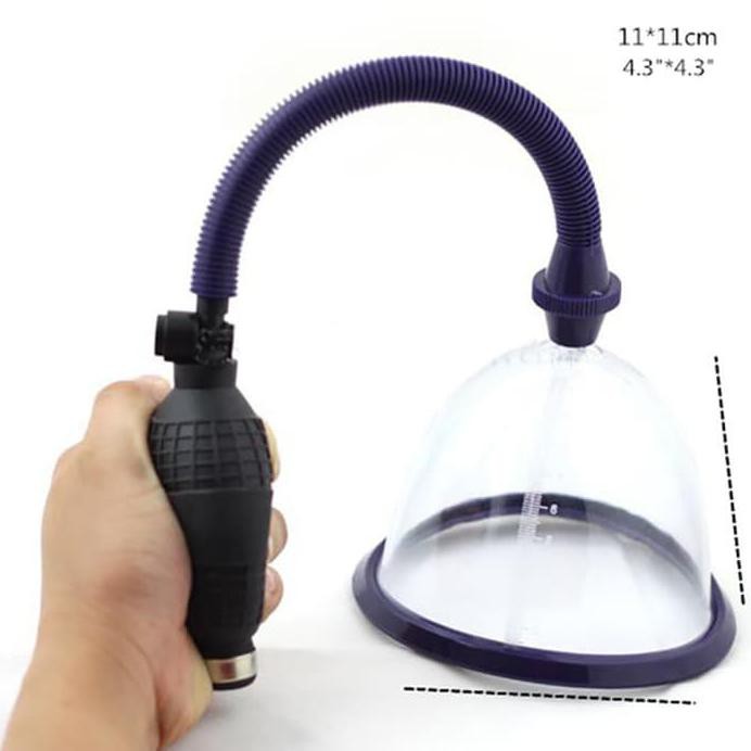 POMPA/VACUUM PIJAT MANUAL PEMBESAR PAYUDARA WANITA - ALAT PIJAT GETAR
