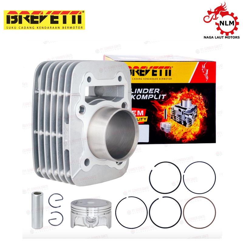 Brevetti Silinder Blok Seher dan Piston KLX150