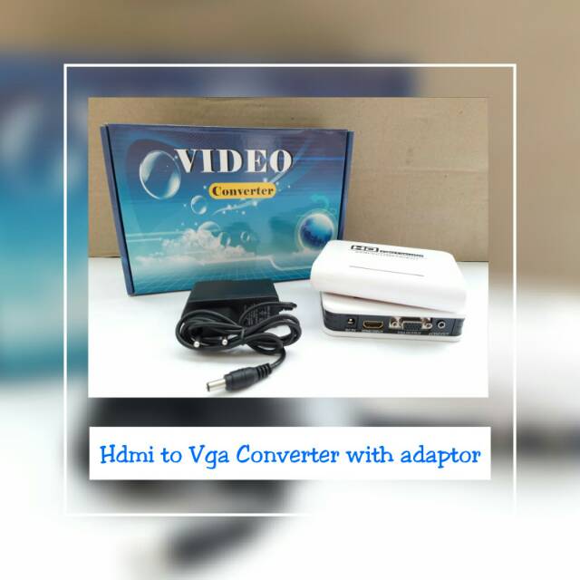 CONVERTER HDTV HDMI TO VGA + ADAPTOR