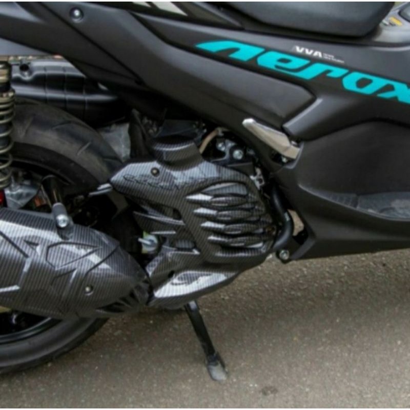 Cover tutup radiator carbon NEW AEROX Connected 2021 Nemo