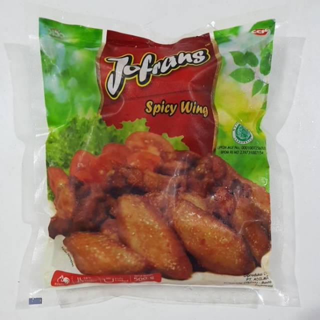 

Jofrans spicy wings 500gr