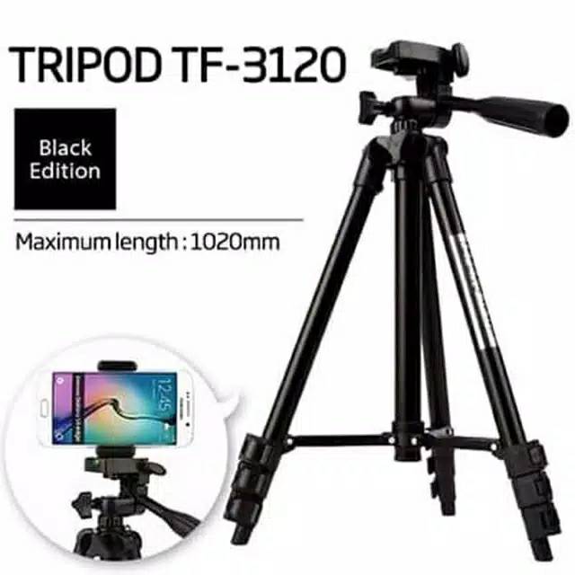 Tripod type 3120 buat camera handycam camera hp