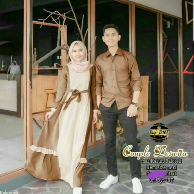 CP DESWITA COUPLE MOSCREPE COUPLE GAMIS RAMADHAN 2021