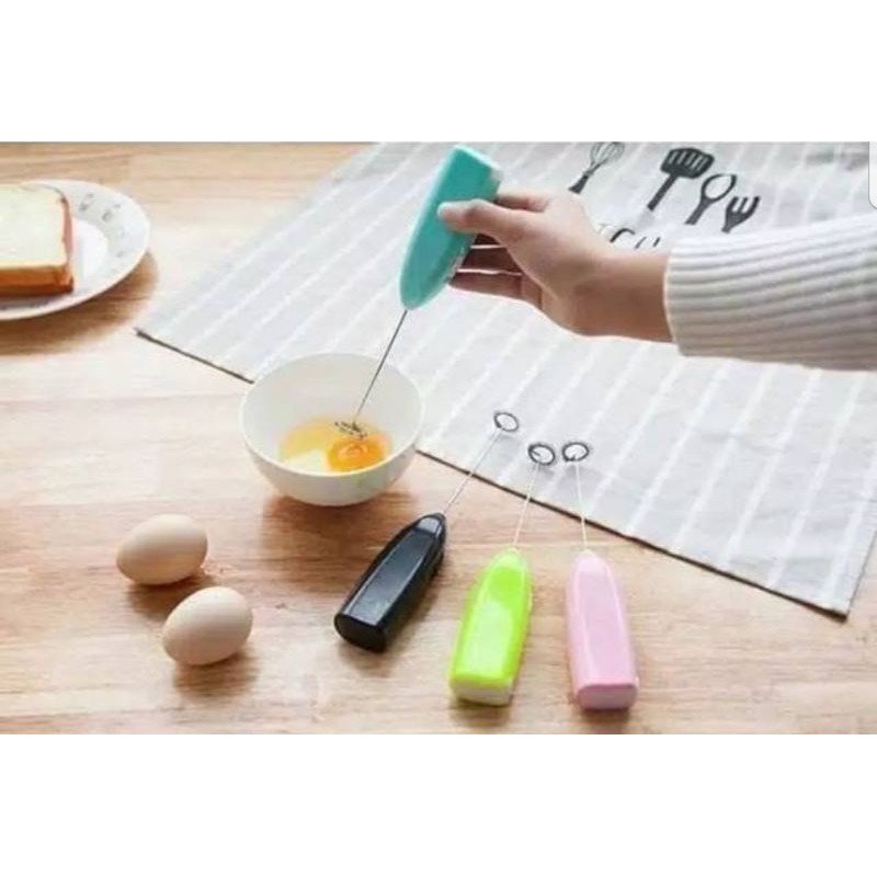 Hand Mixer Mini Kecil / Alat Pengocok Telur Kopi Portable