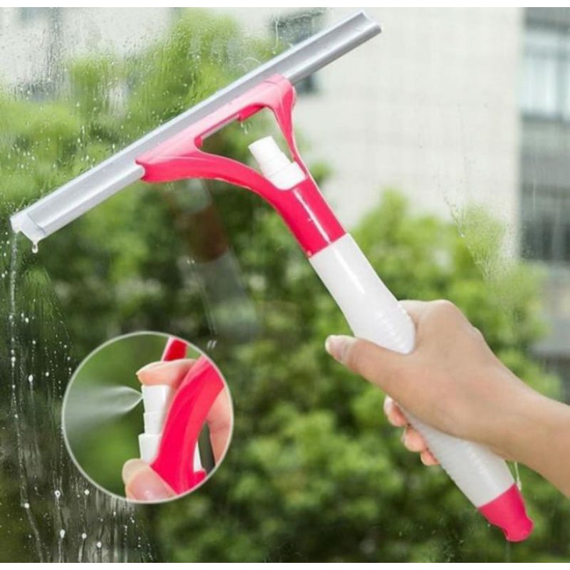 spray window cleaner 2 in 1 Wiper Pembersih Kaca Serbaguna