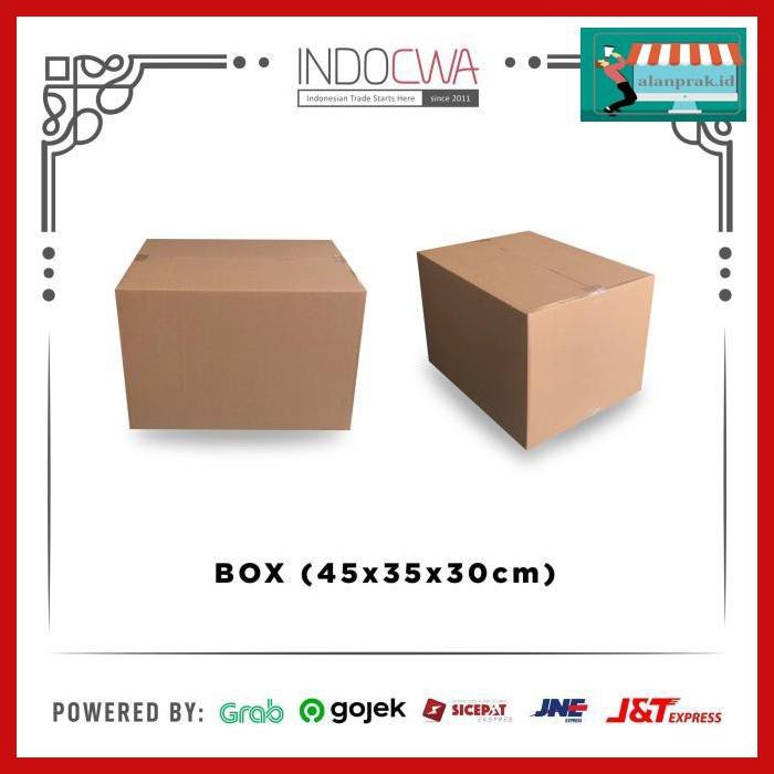 

4Rsd65E- Kardus Box Karton Polos Murah Uk45X35X30 Ty6Rt65-