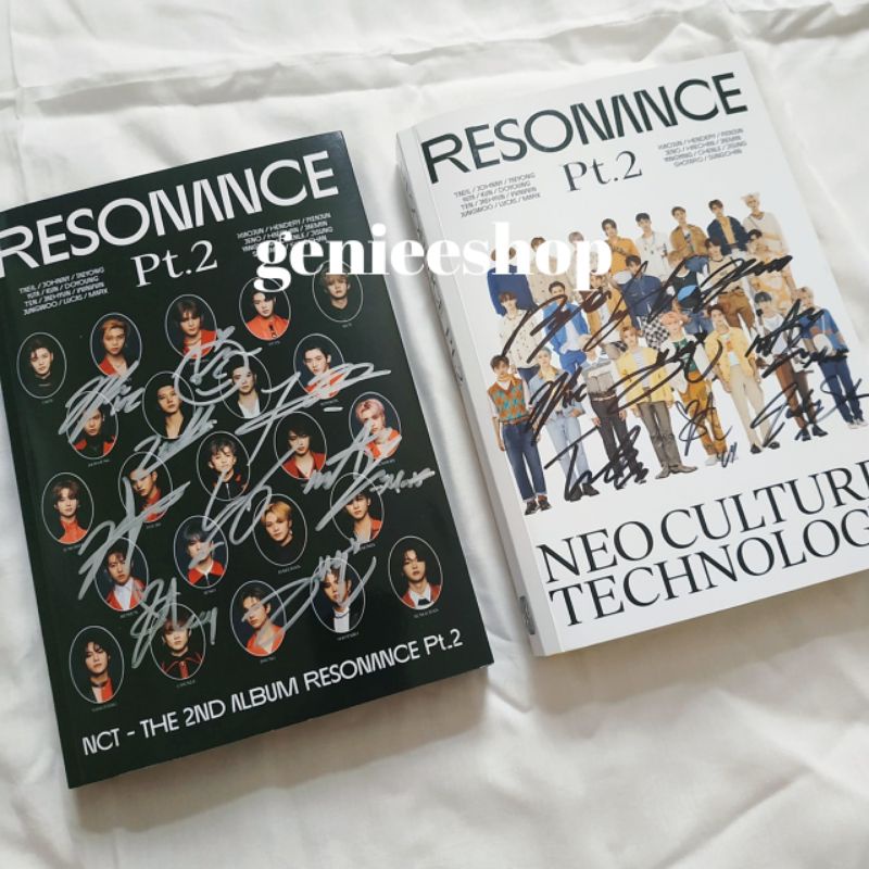 nct resonance pt 2 signed album fullset unsealed sealed arrival departure jaehyun taeyong mark lucas