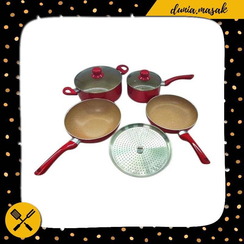 Panci Cookware Set Weston 7 Pcs Unik Murah Berkualitas