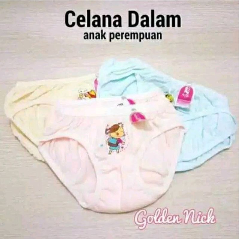 celana dalam anak&quot; goldenik warna muda/tua/1pcs