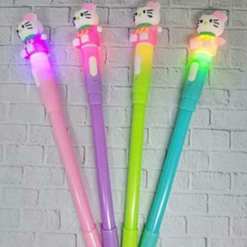 

Pulpen Led HelloKitty Selusin