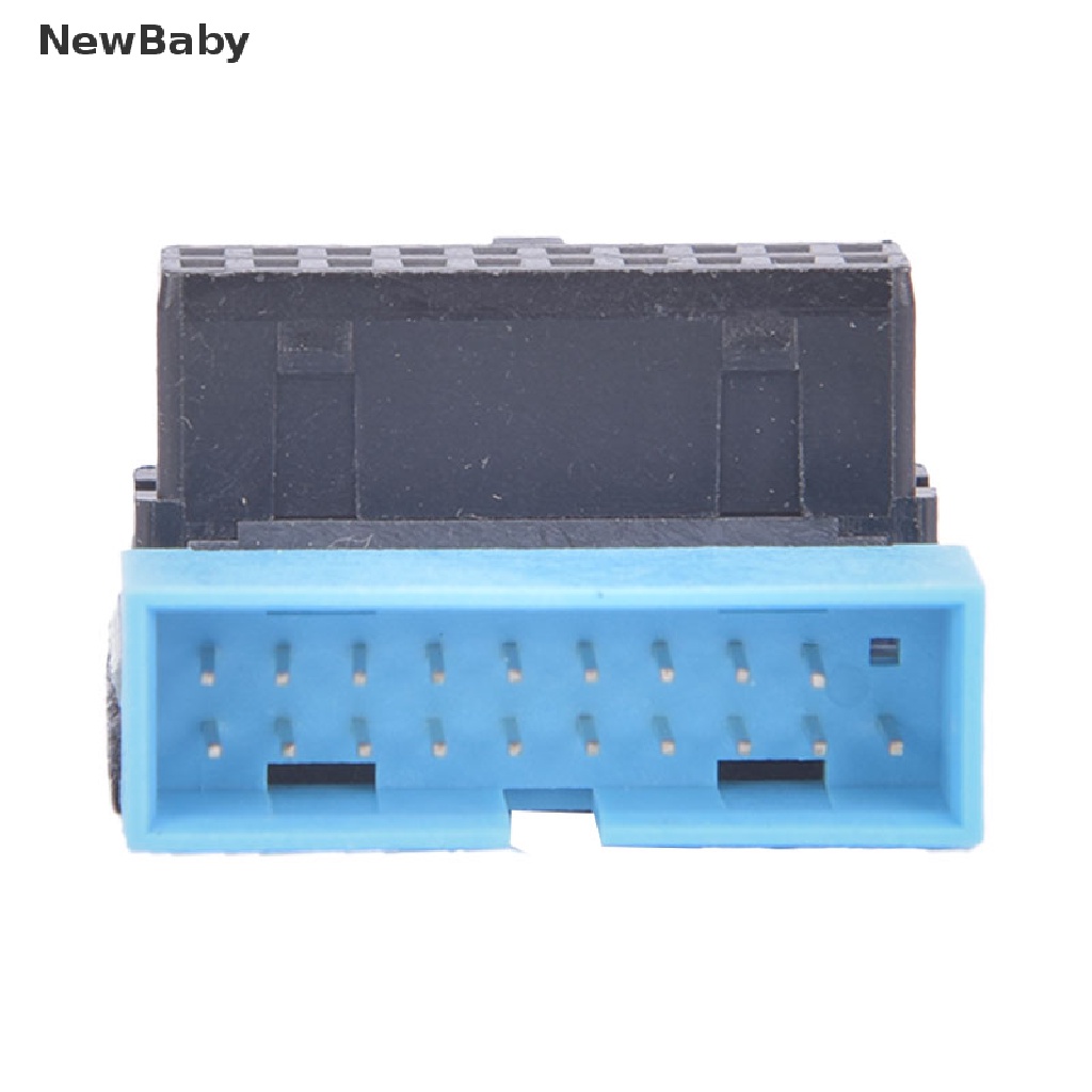 Newbaby Adapter Extension USB 3.0 20 pin Male Ke Female Sudut 90 Derajat Untuk Motherboard