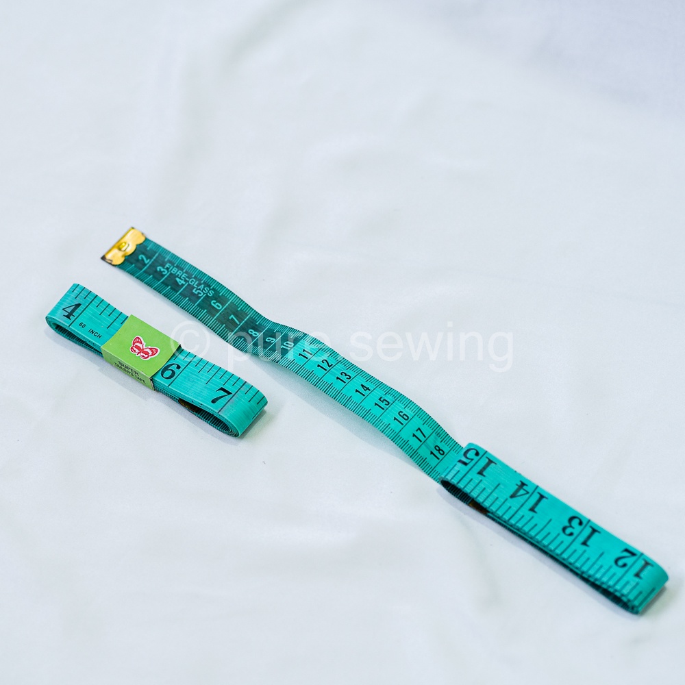 Meteran jahit/Alat pengukur meteran badan/pakaian 150 cm/60 inch-Hijau Besar