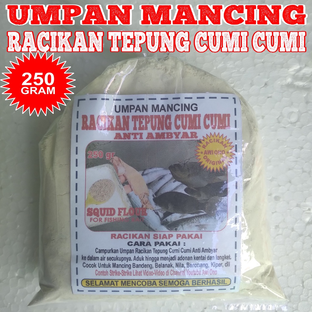 UMPAN MANCING RACIKAN TEPUNG CUMI CUMI