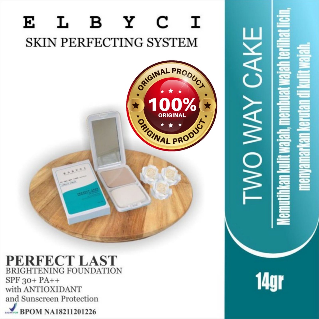 BEDAK TWO WAY CAKE Elbyci Skincare Original